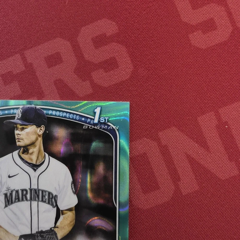 2025 Bowman Draft Kade Anderson Chrome Auto Aqua Lava Refractor 1st 52/199